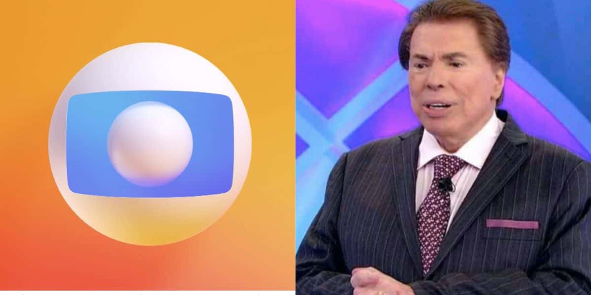 Logo da Globo e Silvio Santos (Fotos: Reproduções / GloboPlay / SBT)