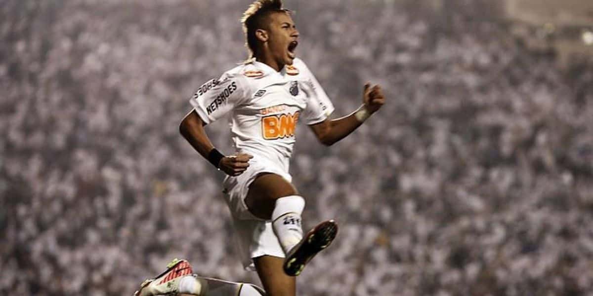 Neymar no Santos (Reprodução - Internet)
