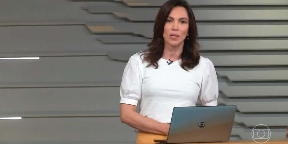 Ana Paula Araújo tem alta audiência com "Bom Dia Brasil" (Foto: Reprodução/TV Globo)