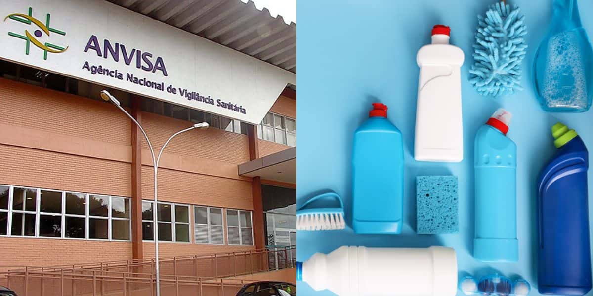8 produtos de limpeza arrancados pela Anvisa (Reprodução: Montagem TV Foco)