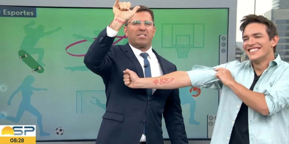 Rodrigo Bocardi garantiu alta audiência no "Bom Dia SP" (Foto: Reprodução/TV Globo)