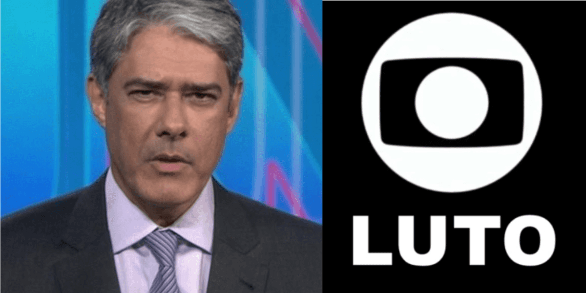 O choro de Bonner na bancada do Jornal Nacional ao anunciar perda (Foto: Internet)
