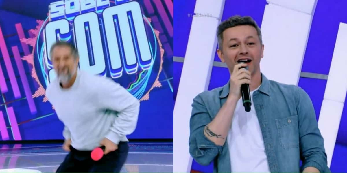 Marcos Mion convocou Lucas Lima para o "Caldeirão" e marcou boa audiência (Foto: Reprodução/TV Globo)