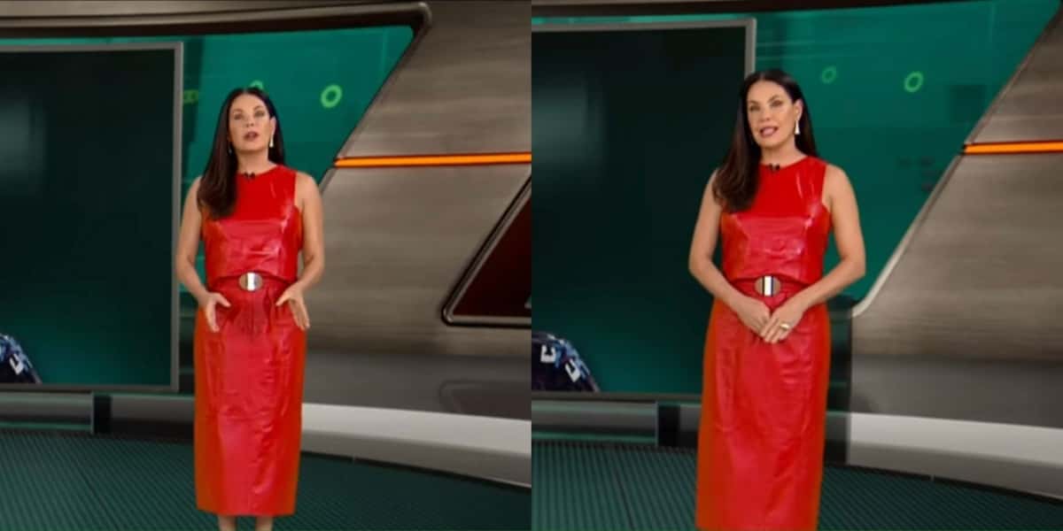 Carolina Ferraz teve um dos piores índices de audiência do "Domingo Espetacular" no ano (Foto: Reprodução/Record)