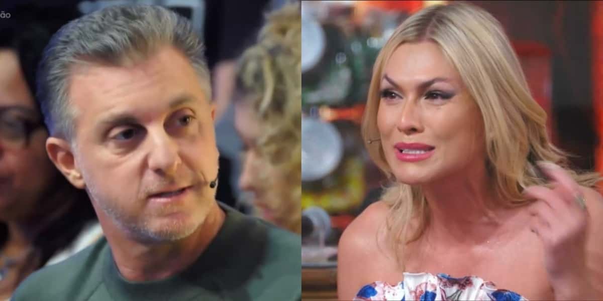 Com Luciano Huck e Lívia Andrade emocionados, "Domingão" garantiu ótima audiência (Foto: Reprodução/TV Globo)