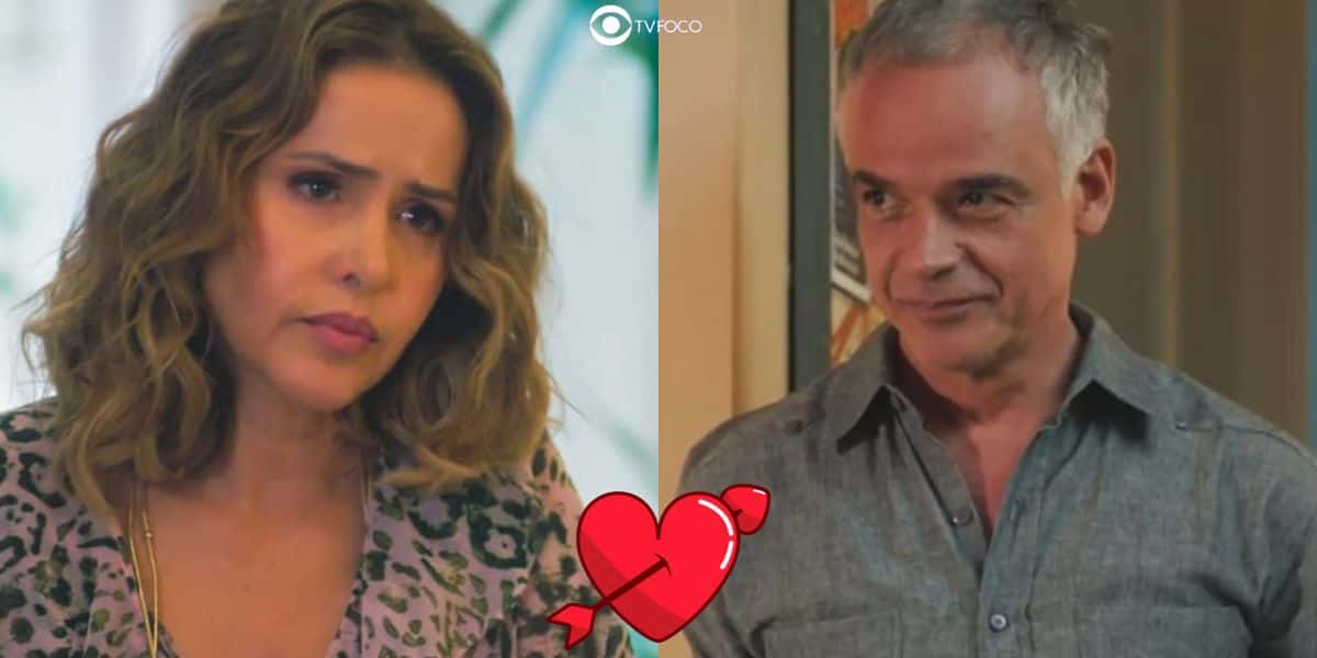 Gladys e Andrade em Terra e Paixão (Foto: Reprodução / Globo / Montagem TV Foco)