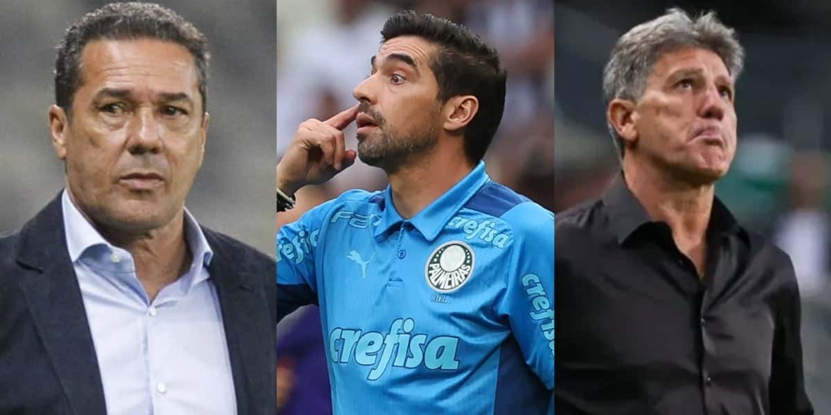 Luxemburgo, Abel e Renato Gaúcho - Foto: Reprodução/Internet