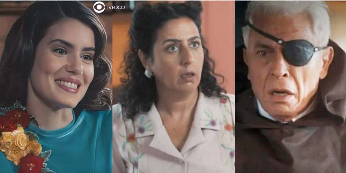 Marê, Ione e Leonel em Amor Perfeito (Foto: Reprodução / Globo / Montagem TV Foco)