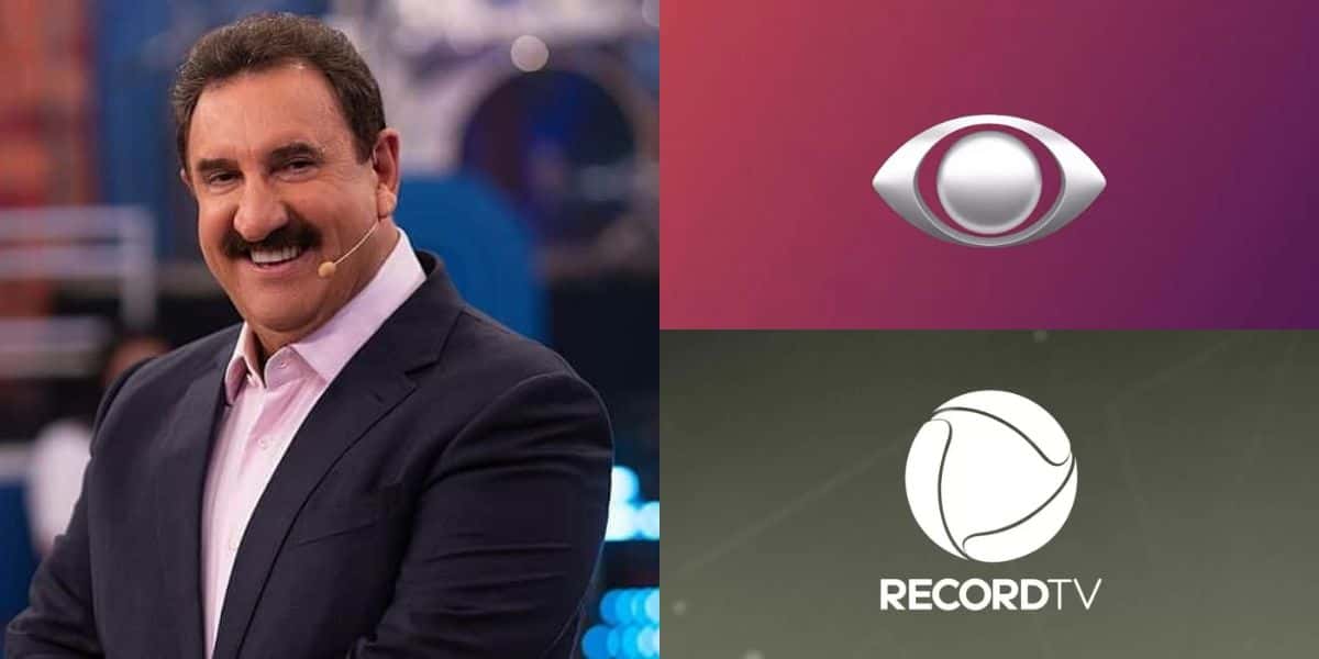 Ratinho dono de empresa rival da Band e Record (Reprodução: Montagem TV Foco)