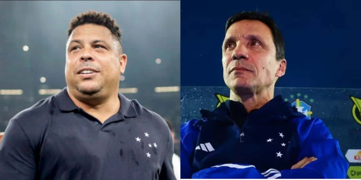 Ronaldo e Zé Ricardo do Cruzeiro - (Foto: Reprodução / Internet)