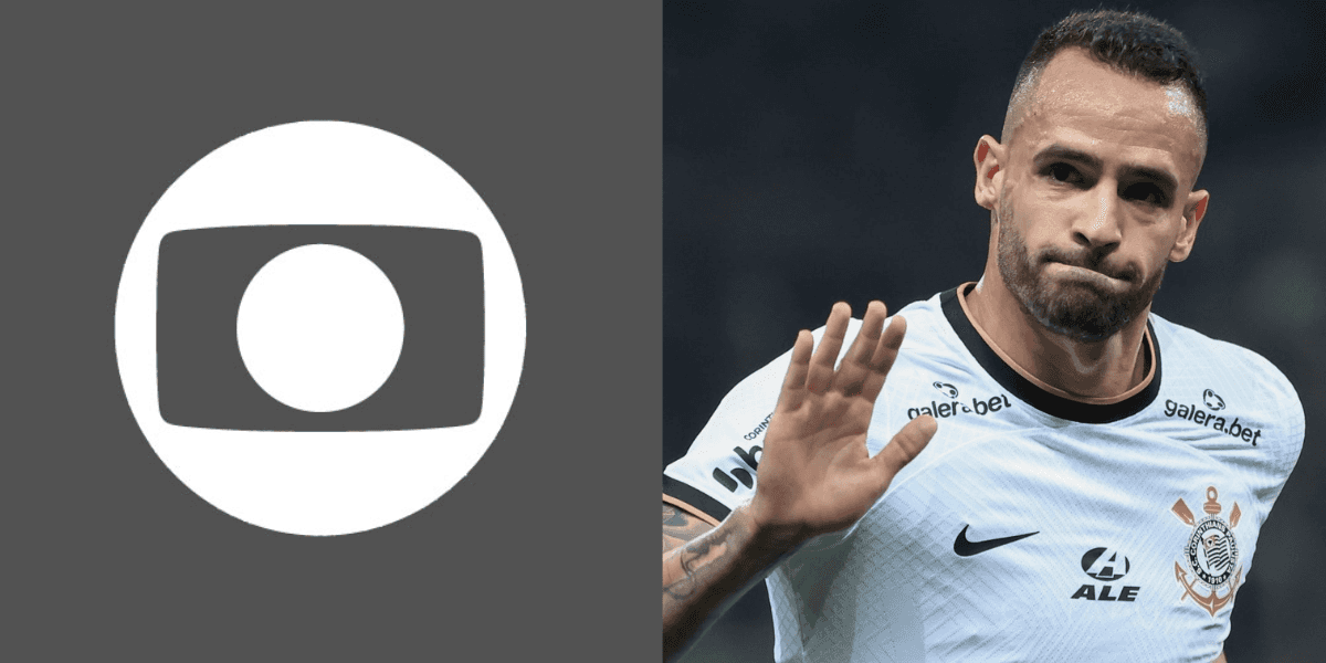 Logo da Globo e Renato Augusto (Reprodução/Montagem TV Foco)