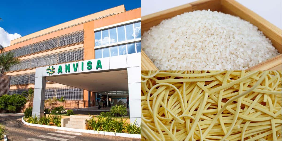 Anvisa, Arroz e Macarrão (Reprodução -Internet)