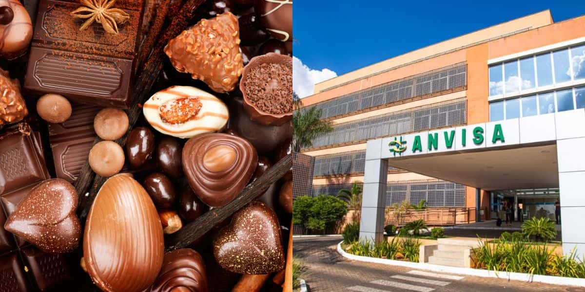 Anvisa e chocolate (Reprodução - Internet)
