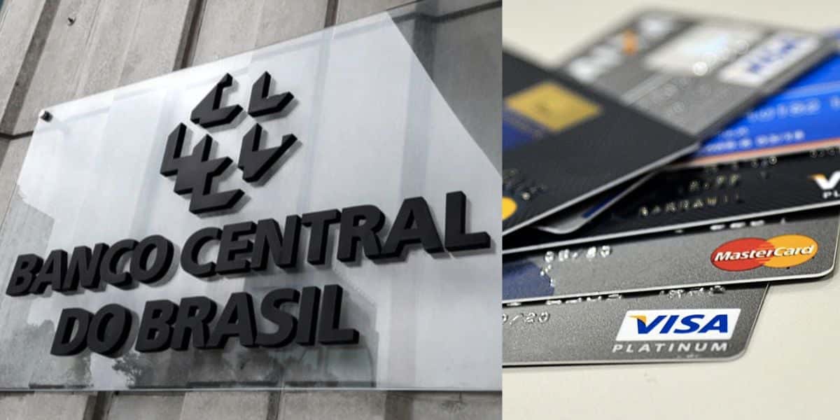 Banco Central e cartões de crédito (Fotos: Reproduções / internet)