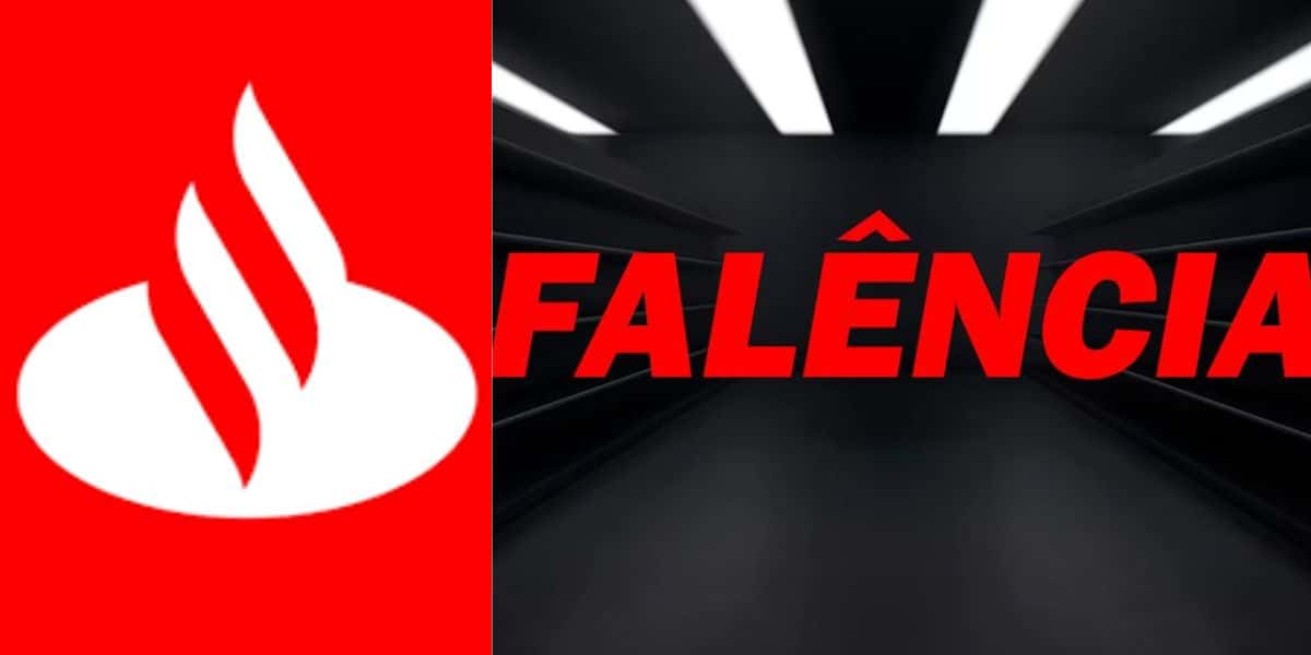 Banco Santander e Falência (Reprodução Internet)