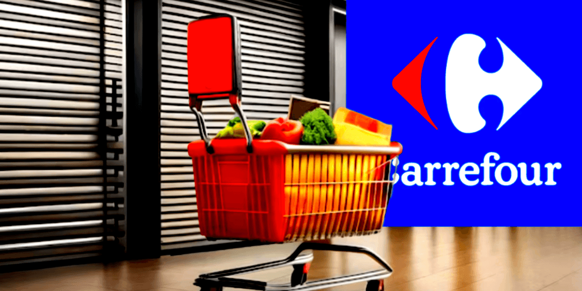 Carrefour anunciou fechamento de uma de suas maiores unidades, localizada em shopping brasileiro da região de Minas Gerais (Foto Reprodução/Montagem/Tv Foco)