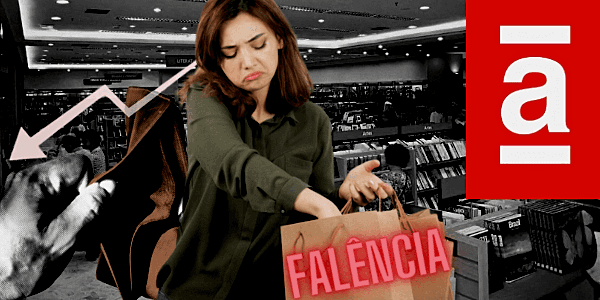 Varejista queridinha dos shoppings, rival da Americanas, teve sua falência decretada neste ano de 2023, após crise (Foto Reprodução/Montagem/Tv Foco)
