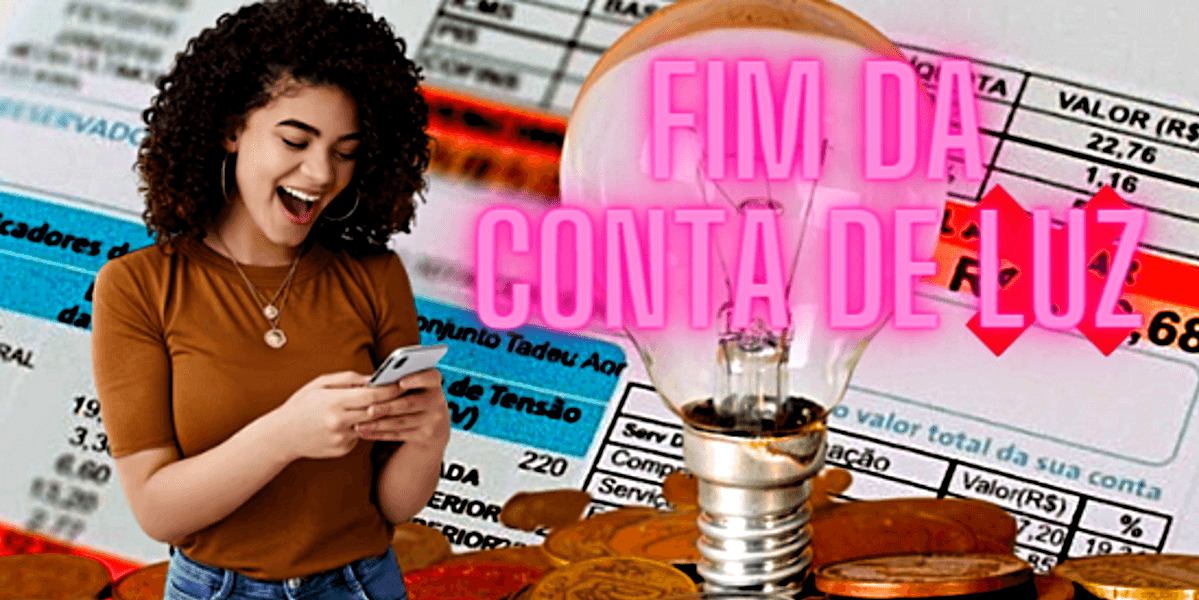 Conta de luz pode estar com os dias contados em alguns casos e brasileiros comemoram (Foto Reprodução/Montagem/Tv Foco)