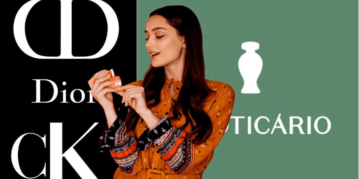 O Boticário possui perfumes que se assemelham ao Calvin Klein e Dior (Foto Reprodução/Montagem/Tv Foco)