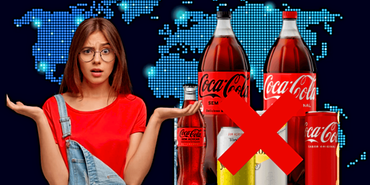 Coca Cola suspendeu a venda em país após situação de conflito intenso (Foto Reprodução/Montagem/TV Foco)