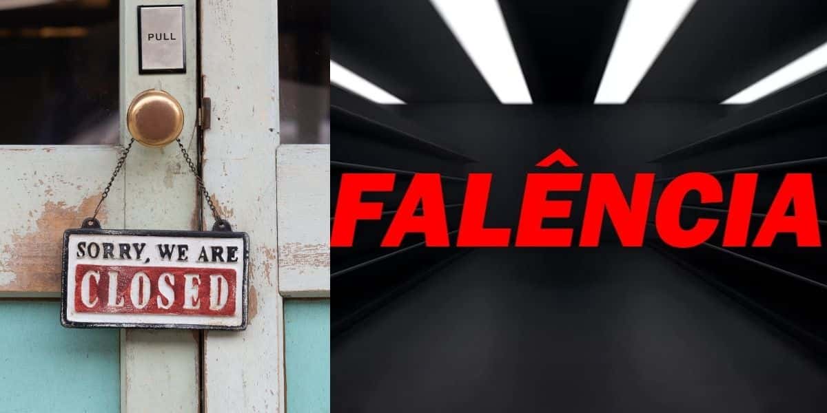 Falência e porta fechada (Reprodução - Internet)