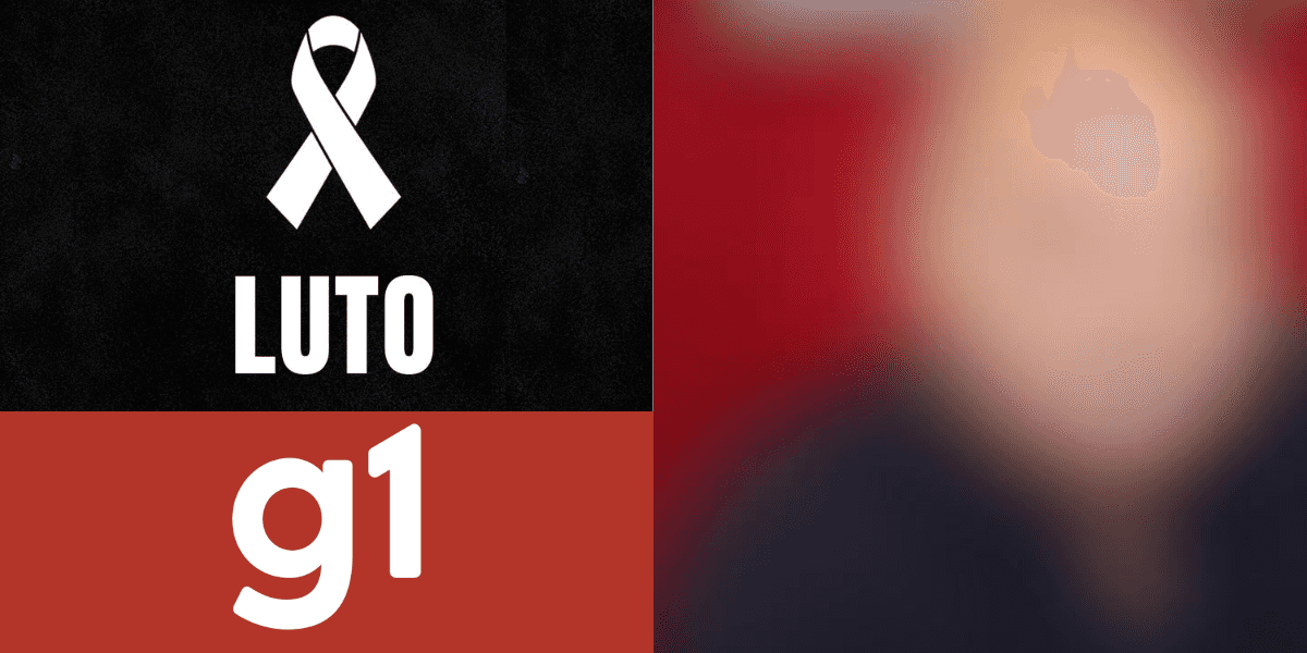 Imagem de luto, logo do G1, da Globo, e ator (Fotos: Reproduções / Internet / Instagram)