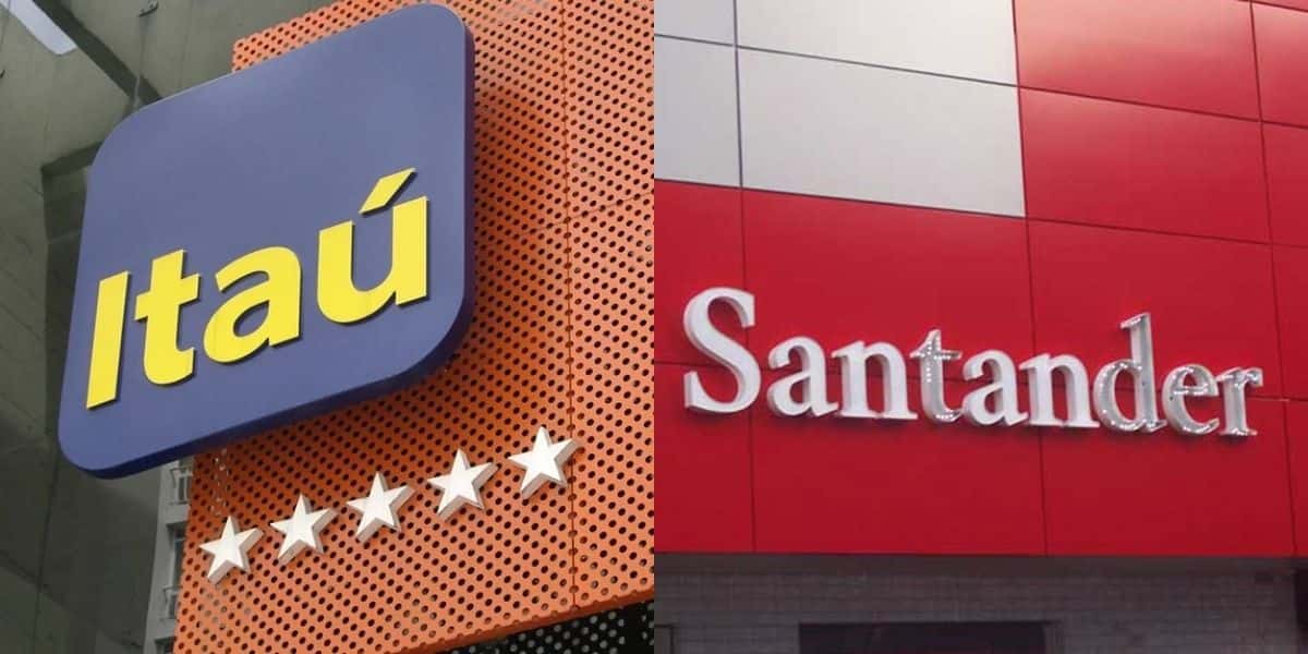 Itaú e Santander (Reprodução Internet)