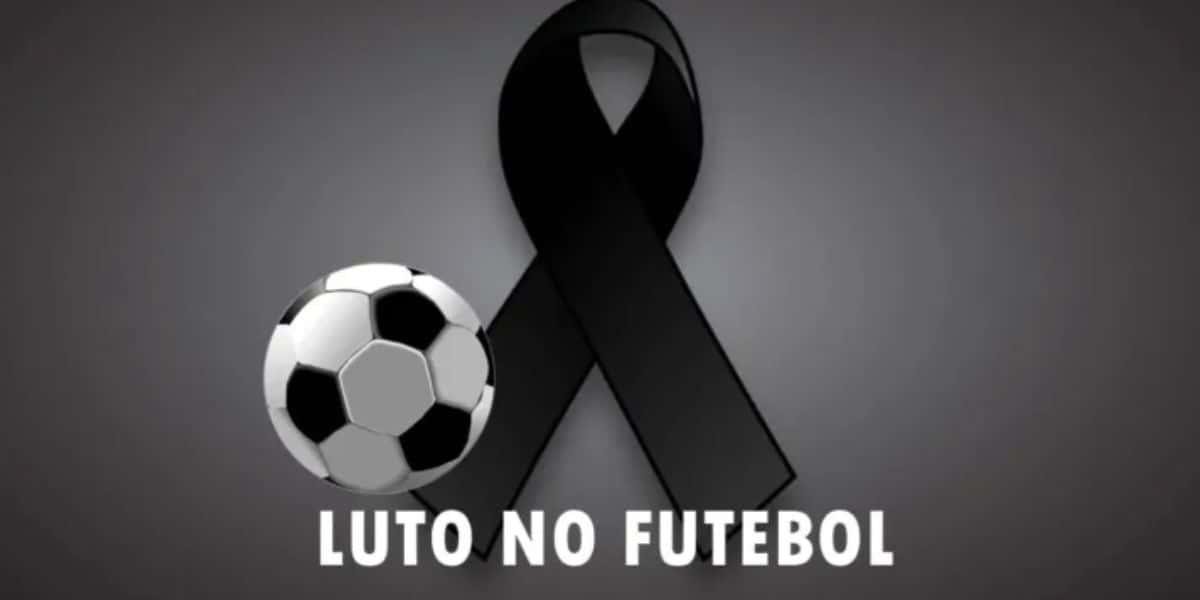 Imagem de luto no futebol (Foto: Reprodução / Internet)
