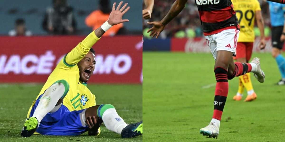 Neymar e Bruno Henrique (Reprodução - Internet)