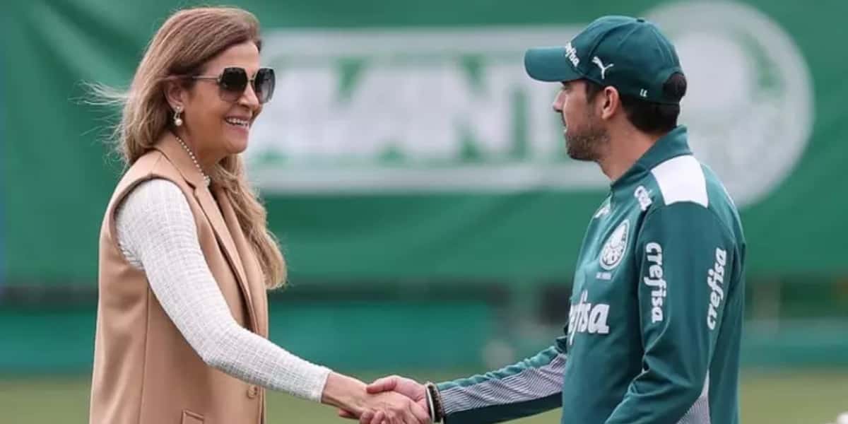 Leila Pereira e Abel Ferreira (Foto: Divulgação)