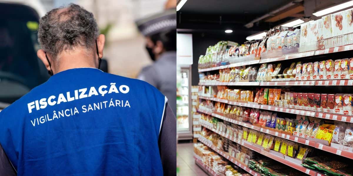 Anvisa mandou retirar produtos das prateleiras (Foto: Montagem TV Foco)