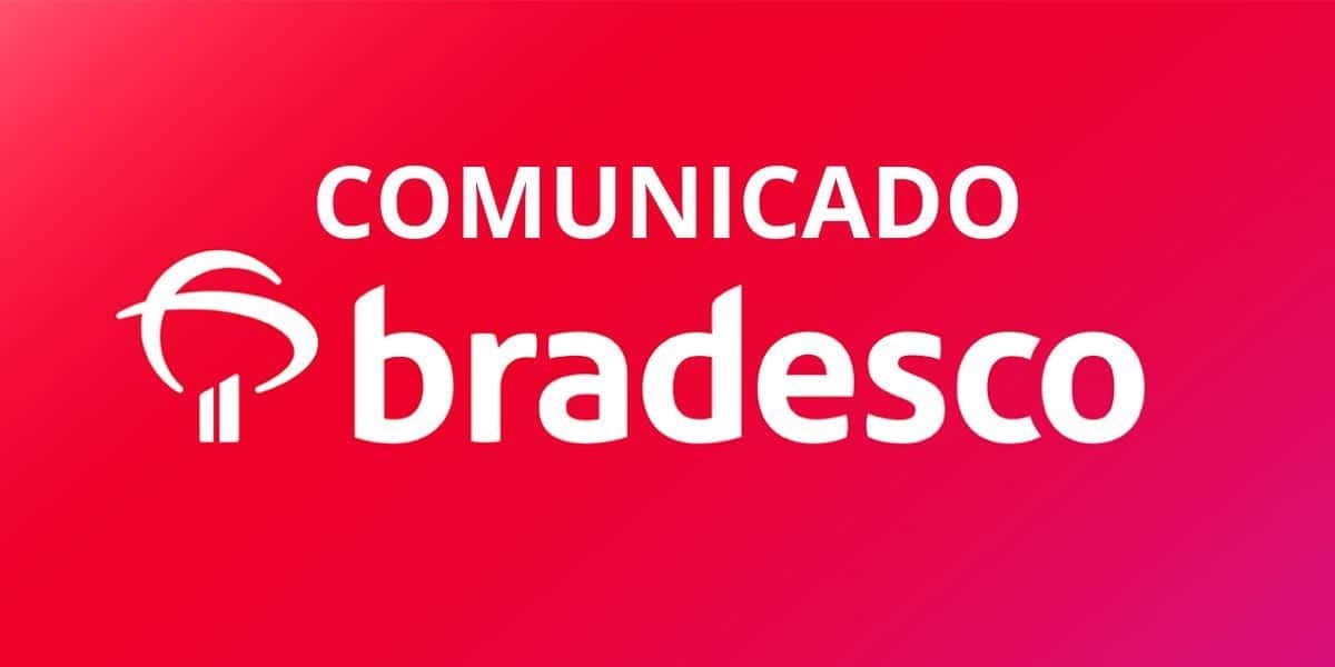 Fora do ar, Bradesco emite comunicado (Foto: Internet)