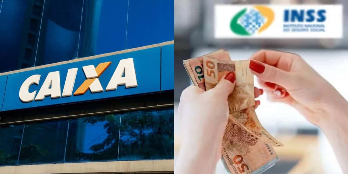 Caixa informa segurados do INSS sobre dinheiro para resgatar (Reprodução: Montagem TV Foco)