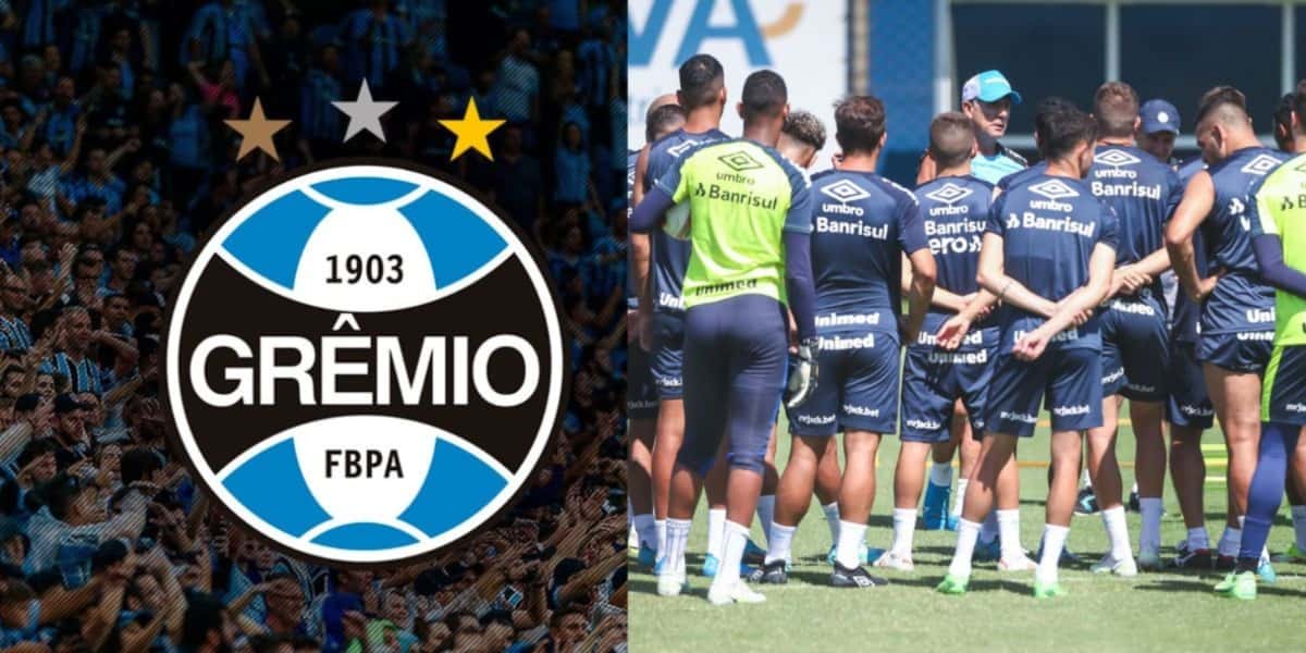 Elenco do Grêmio - Foto: Reprodução / Internet)
