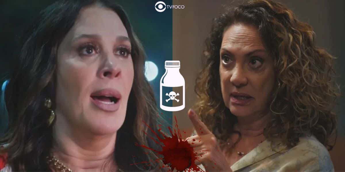 Emmy e Agatha em Terra e Paixão (Foto: Reprodução / Globo / Montagem TV Foco)