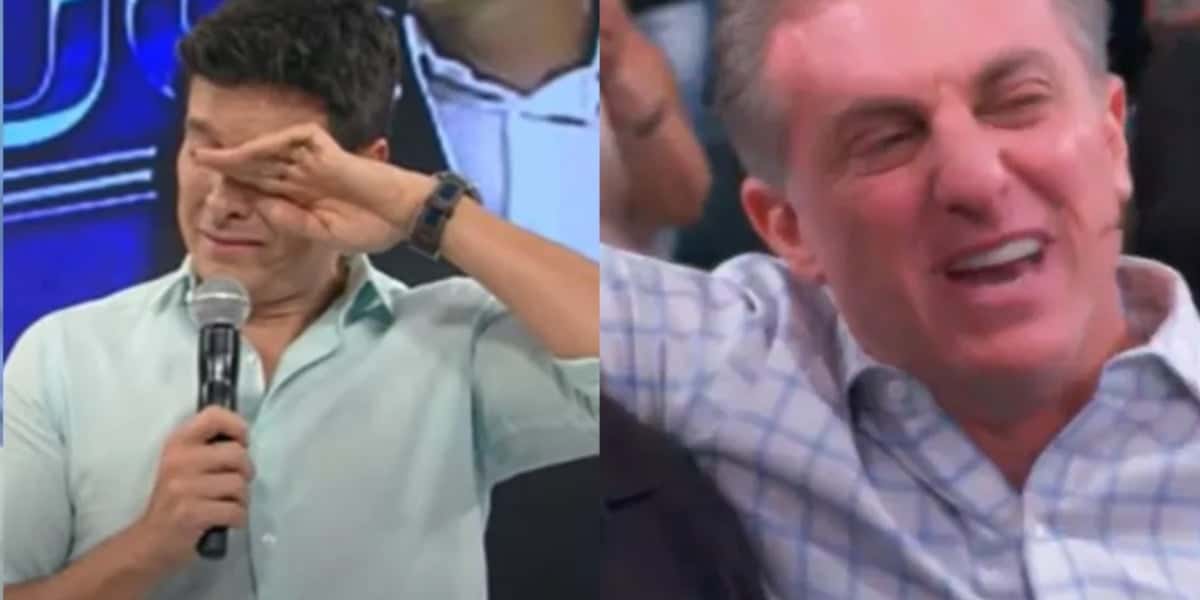 Rodrigo Faro e Luciano Huck já choraram na TV (Foto: Reprodução/ Internet)
