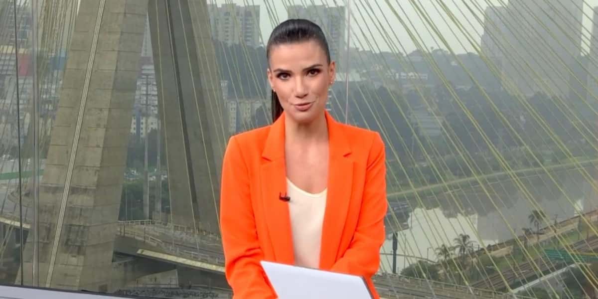 Sabina Simonato garantiu alta audiência no "SP1" (Foto: Reprodução/TV Globo)