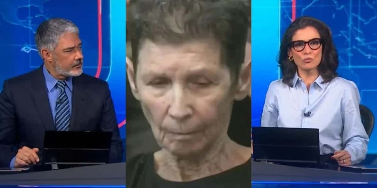 William Bonner, Renata Vasconcellos e choro no horário nobre não levantaram audiência do "Jornal Nacional" (Foto: Reprodução/TV Globo)