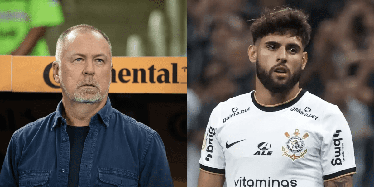 Mano Menezes e Yuri Alberto (Reprodução/Montagem TV Foco)