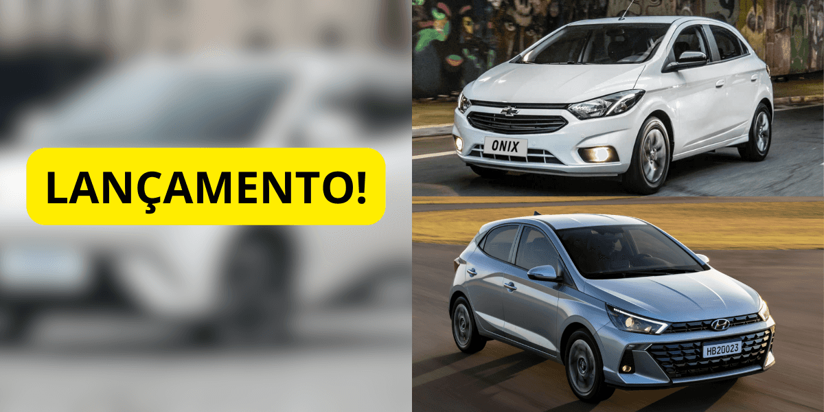 Montadora lança novo carro para aniquilar Onix e HB20 (Reprodução/Montagem TV Foco)
