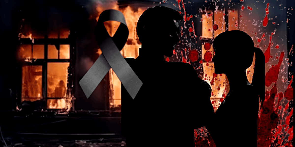 Pai morre junto com filha ao tentar salva-la de um incêndio na casa (Foto Reprodução/Montagem/Tv Foco)