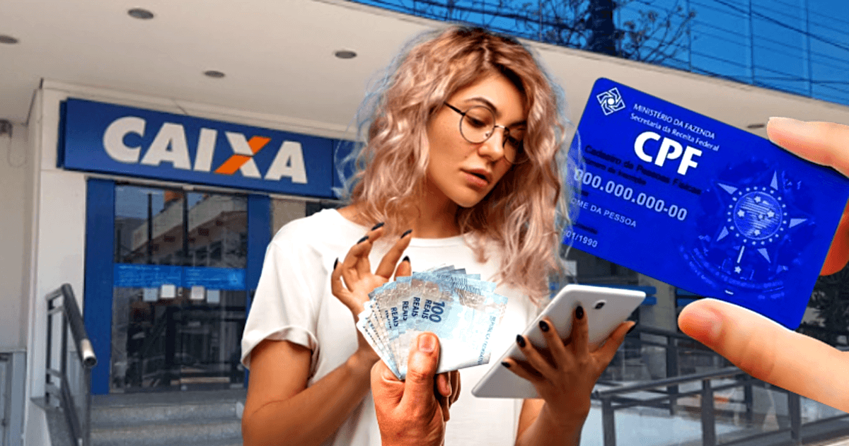 Caixa Econômica Federal possuem saques esquecidos e trabalhadores precisam correr para sacar (Foto Reprodução/Montagem/Tv Foco)
