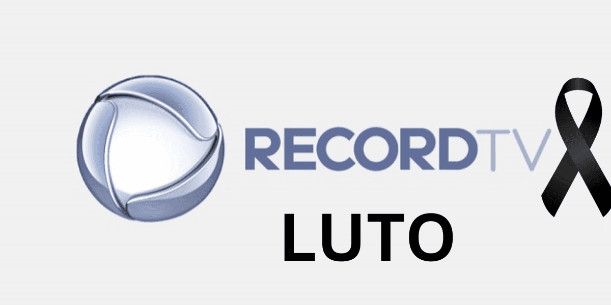 Luto na Record. Foto: Reprodução/Internet