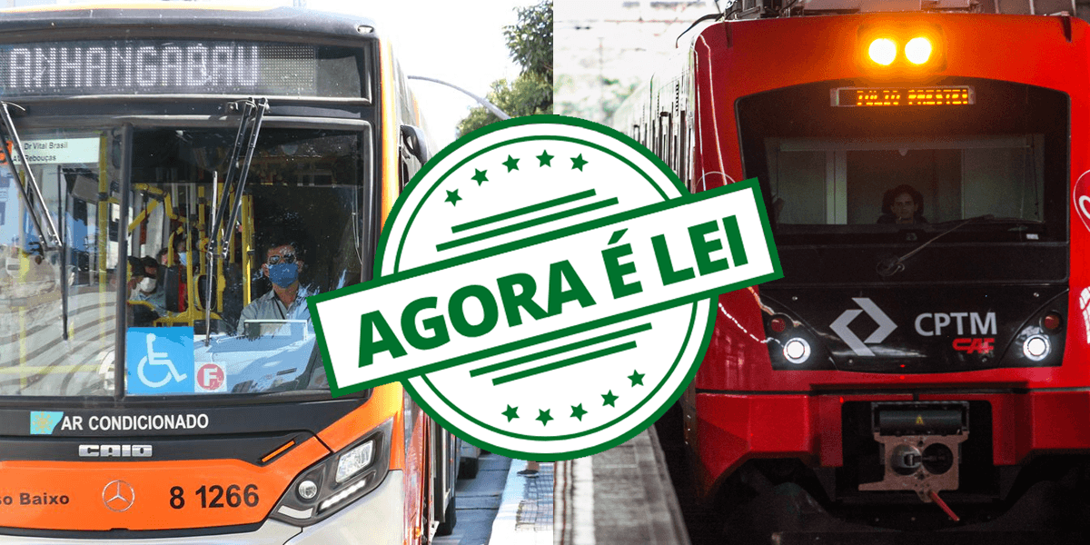 Lei sobre gratuidade de ônibus e metrô (Foto: Reprodução, Montagem, TV Foco)