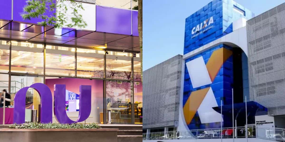 Nubank e Caixa (Reprodução - Internet)