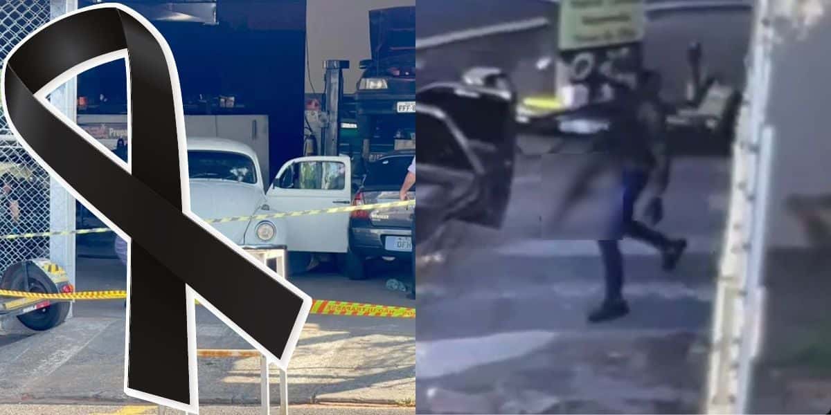 Trabalhador é morto por dupla de criminosos (Reprodução: Montagem TV Foco)