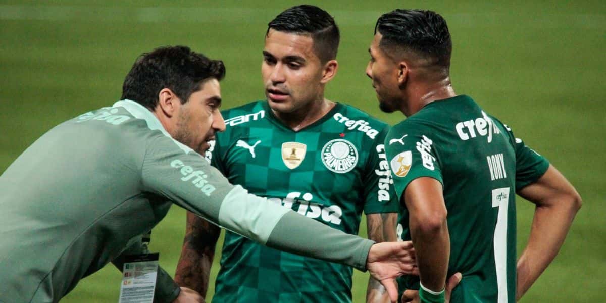 Abel Ferreira, Rony e Dudu - (Foto: Internet)