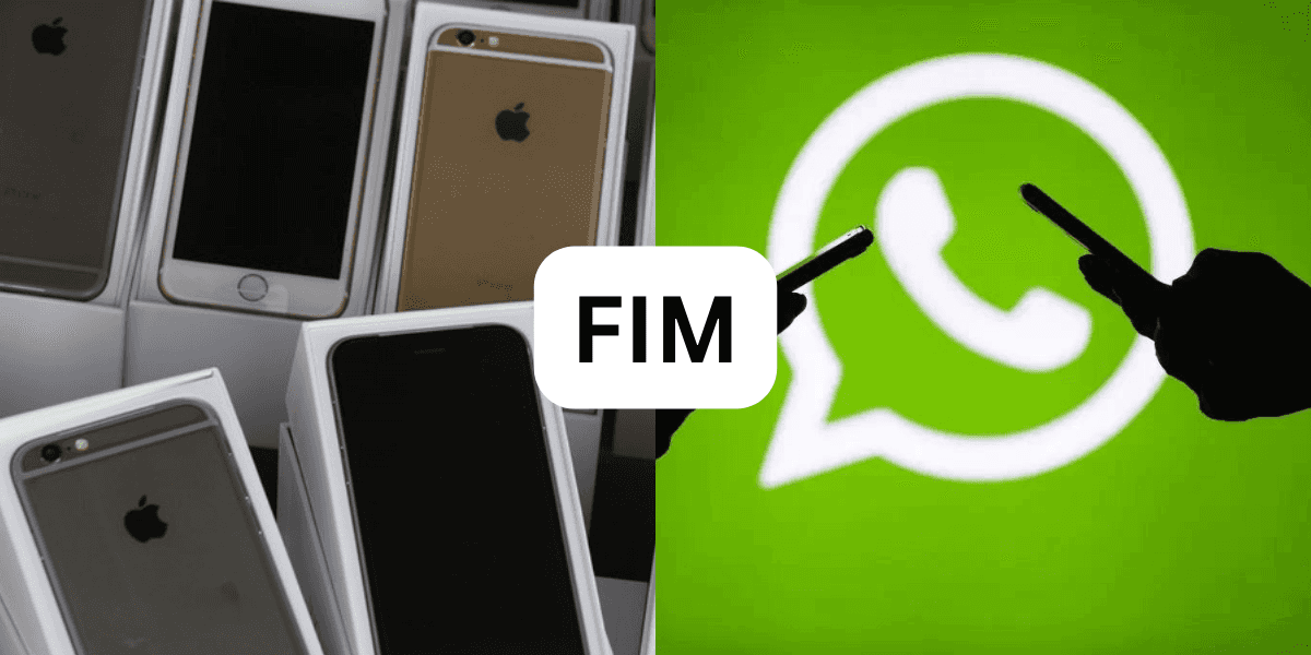 iPhones e Whatsapp. Foto: Reprodução/Internet