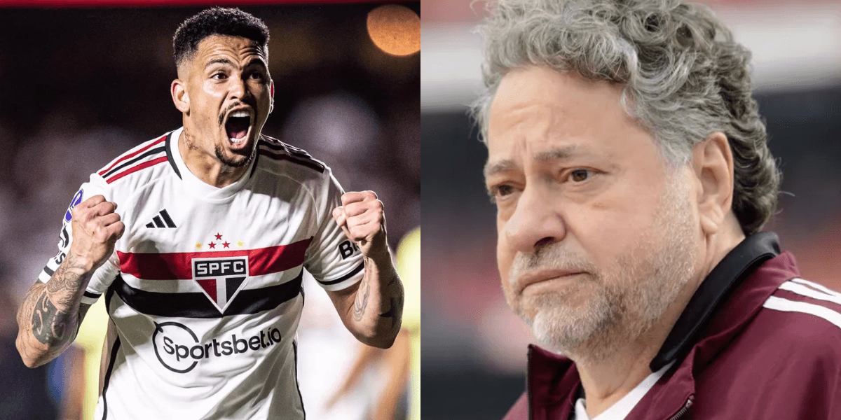 Luciano e Casares do São Paulo. Foto: Reprodução/Internet