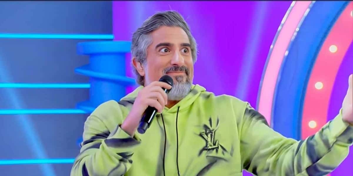 Marcos Mion apresenta o "Caldeirão" (Foto: Reprodução/TV Globo)